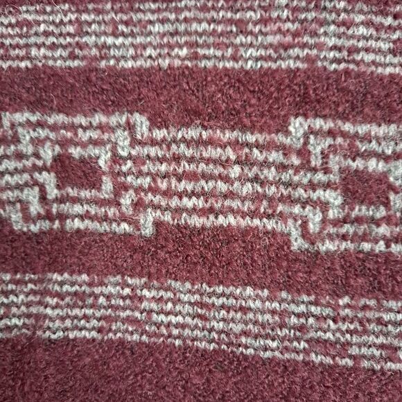 Michael Bastian Striped Crewneck Sweater Beetroot Large - Picture 7 of 9